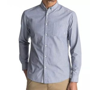 Quiksilver Light Blue Button-Down Casual Shirt